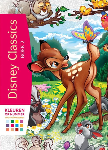 Couleurs par numéro Disney classique livre 2