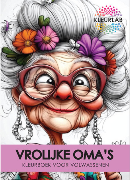 Coloriage de Kleurlab Mamies Drôles