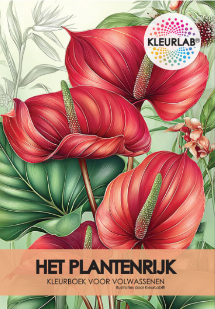 Livre de coloriage de Kleurlab le royaume des plantes