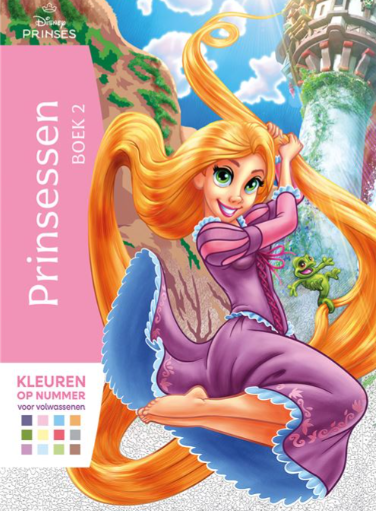 Couleurs par numéro des princesses Disney 2