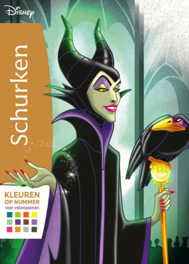 Coloriage par numéro Disney Villains