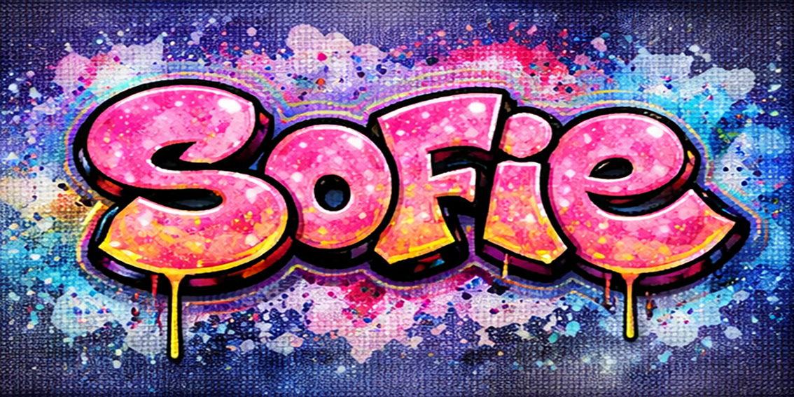 Gepersonaliseerde Diamond painting naam 40x20 Urban Pink