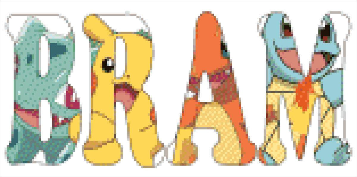 Diamond painting 40x20 nom Bram