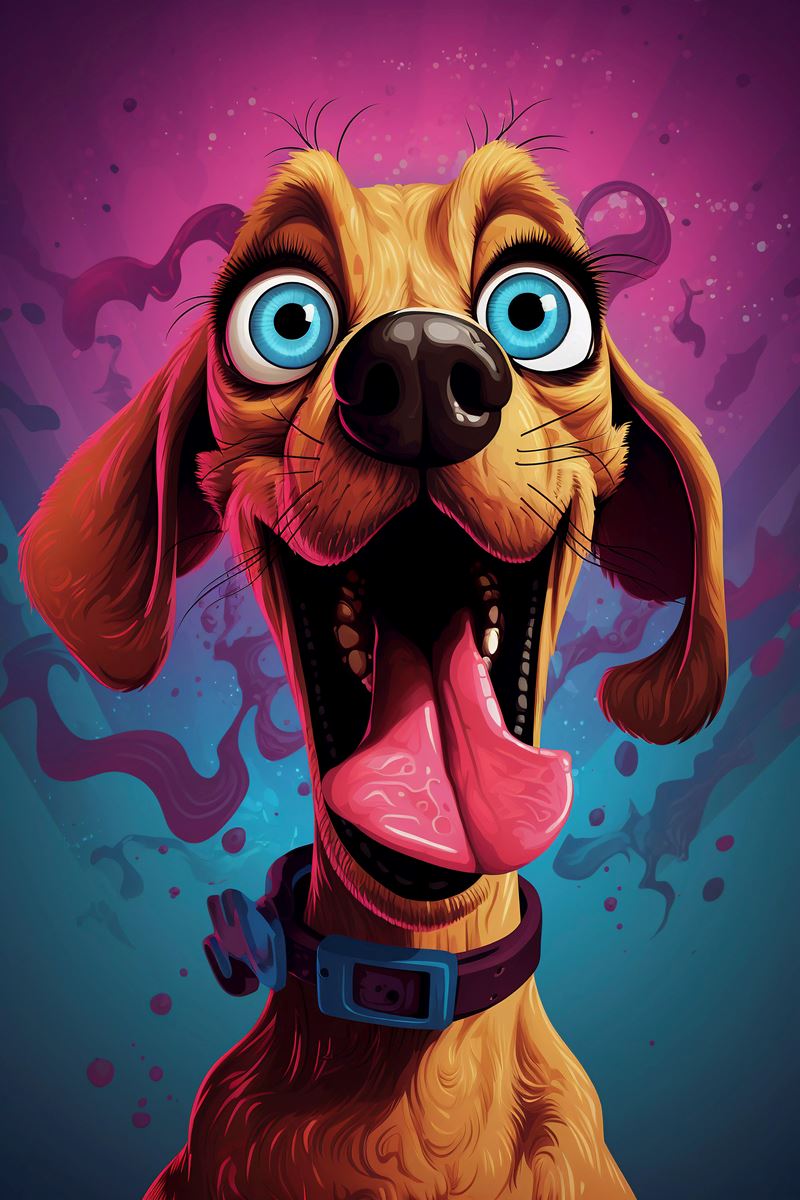 Grappige hond