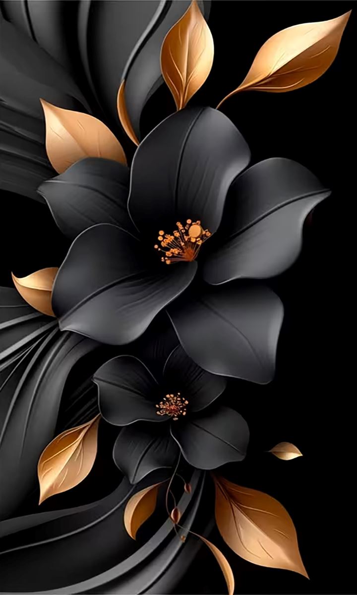 Bronze bloemen