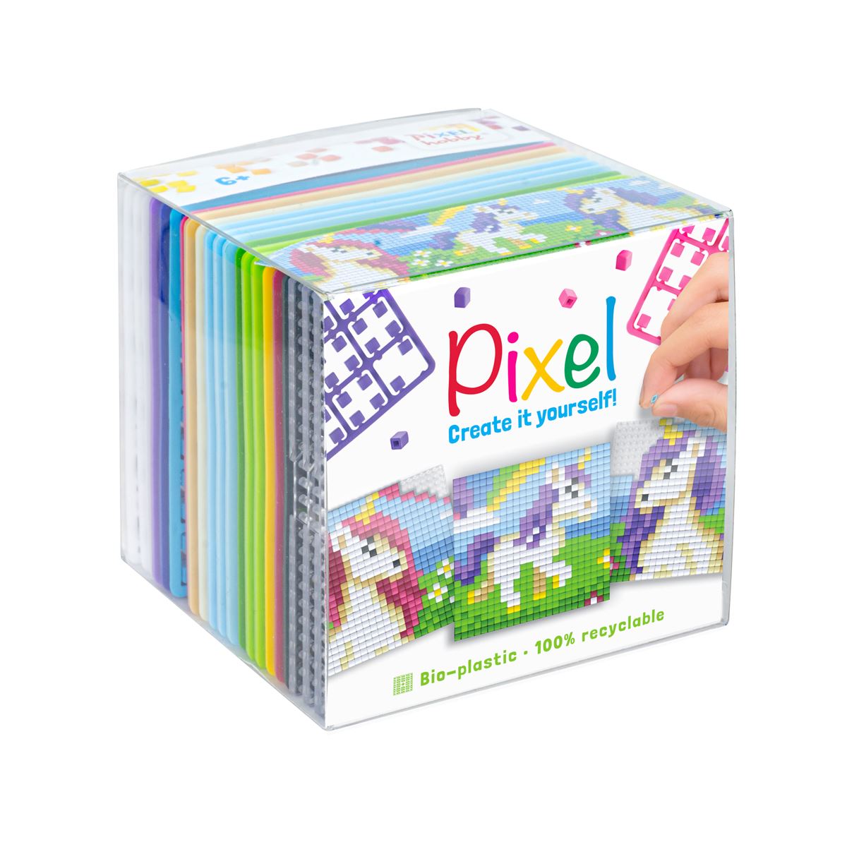 Pixel 3-pack - Eenhoorn