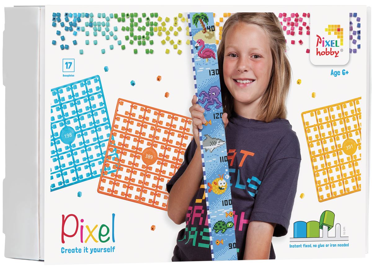 Pixelhobby groeimeter oceaan