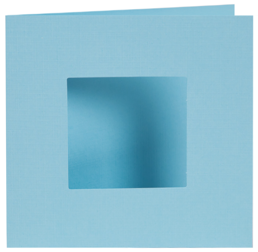 Pixelhobby kaart enkele ril blauw