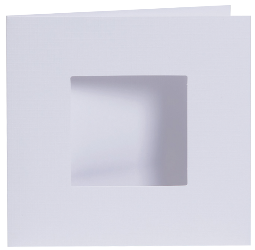 Pixelhobby kaart enkele ril wit