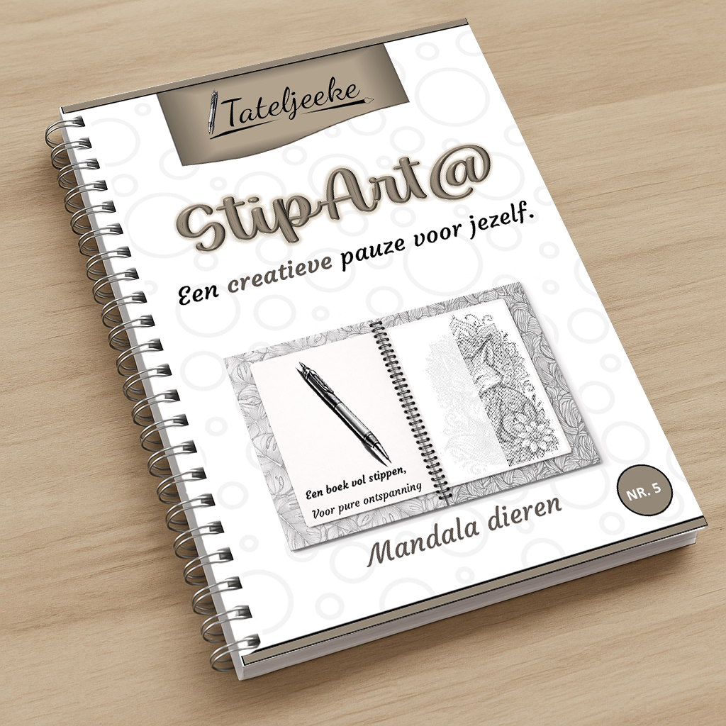 StipArt@ boek 5 mandala dieren