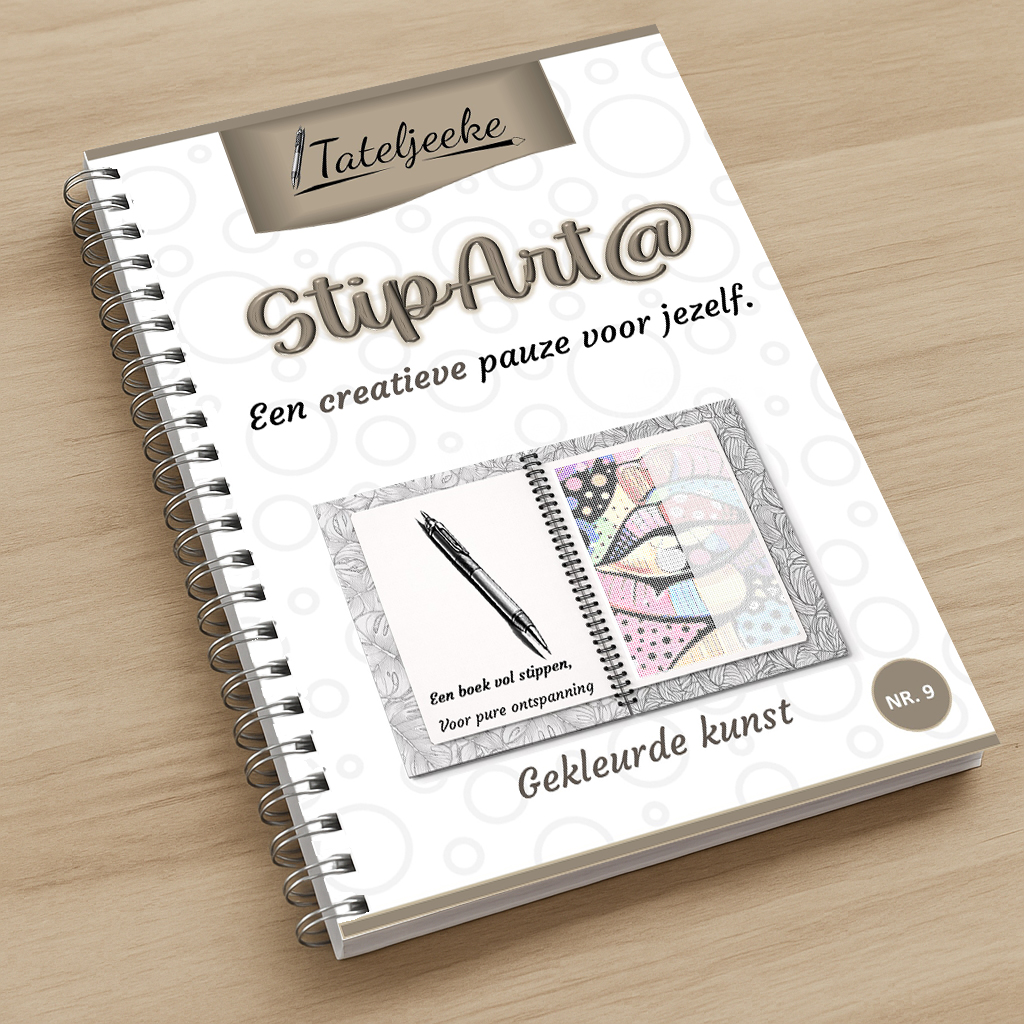 StipArt@ boek 9 Gekleurde kunst